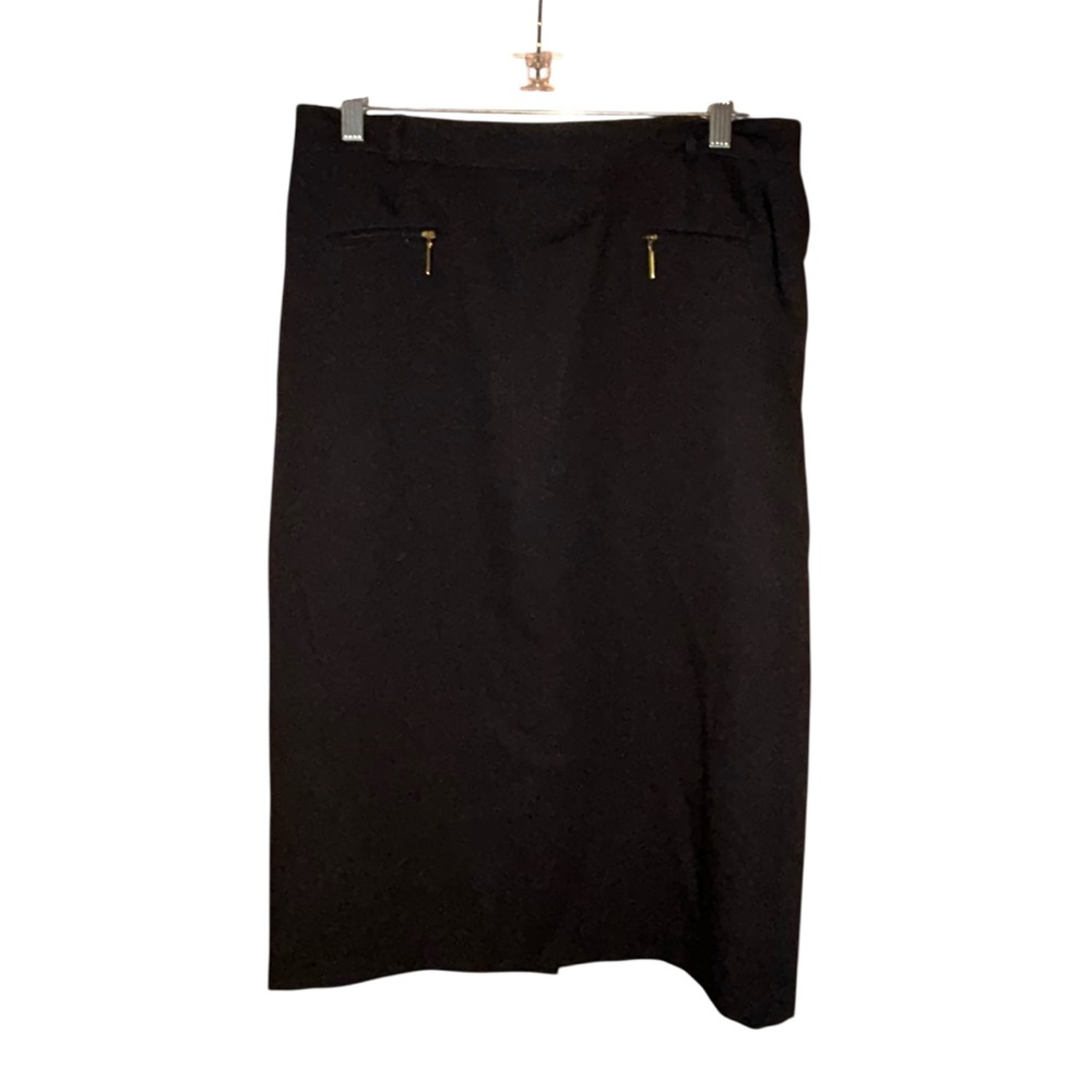 Basler Horst Basler Black Wool Blend Pencil Skirt Womens EU 42 UK 16 Career‎
